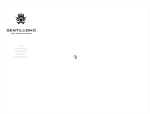 Tablet Screenshot of gentiluomo.com